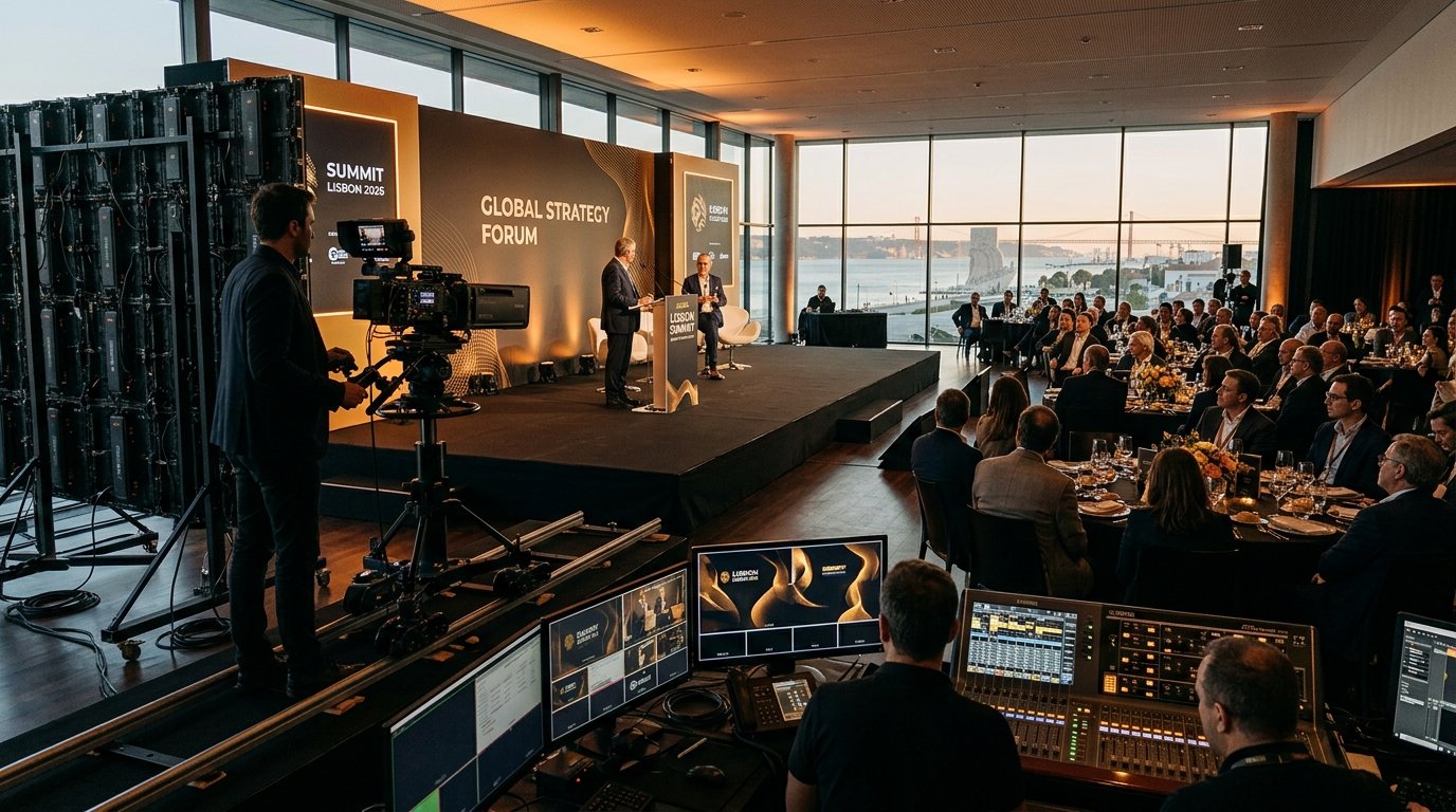 Premium AV Production for Corporate Summits in Lisbon 2026