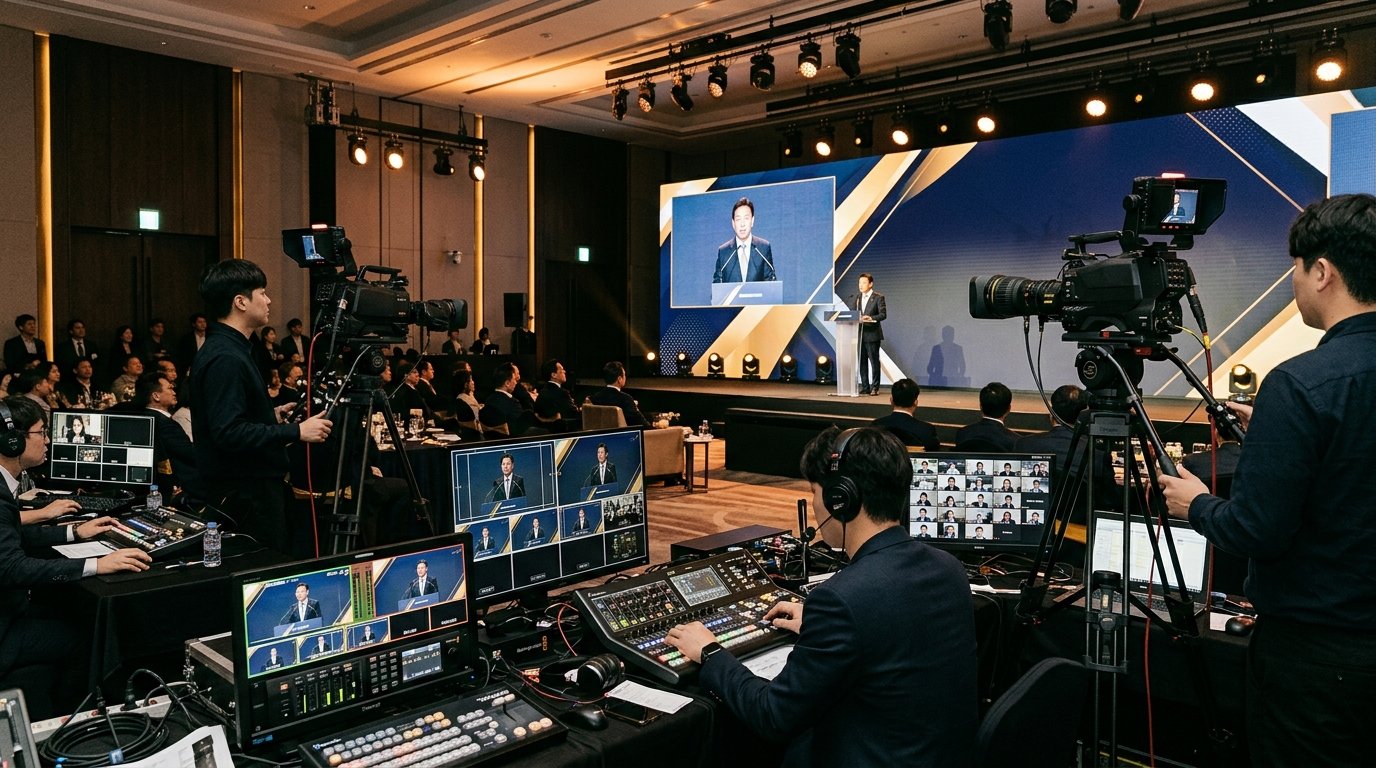 Événements Hybrides Séoul 2026 : Guide de Production AV