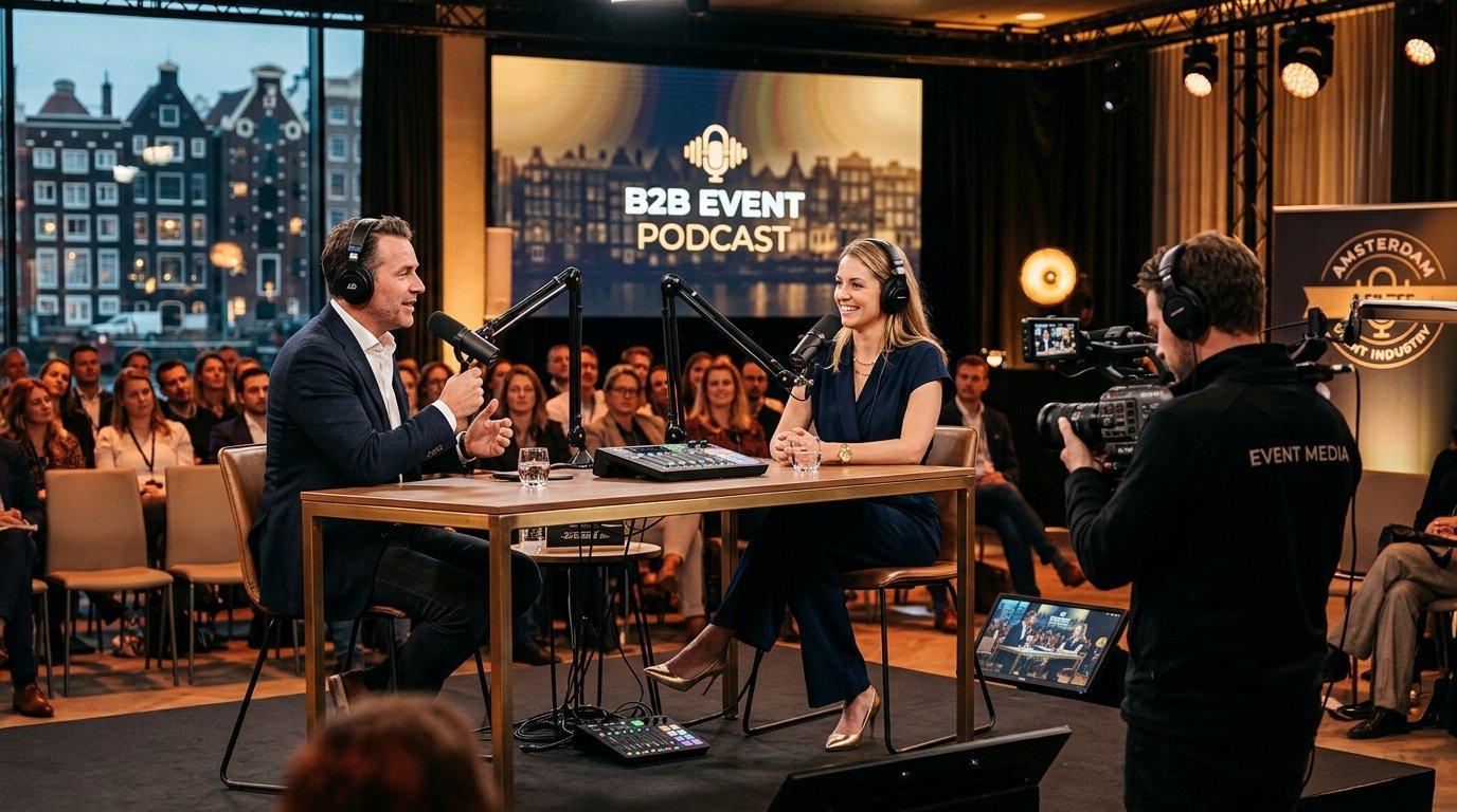 On-Site Podcast Recording for Amsterdam Corporate Events
