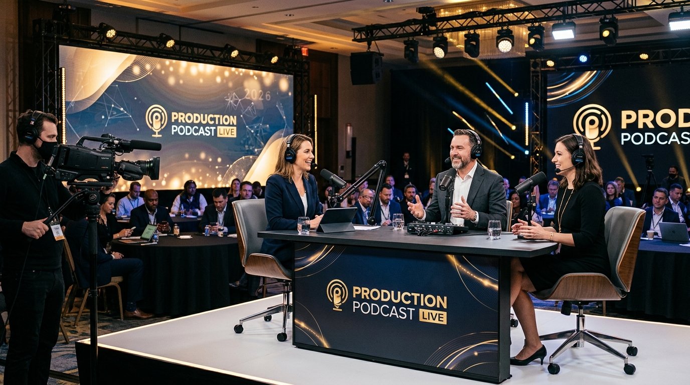 Production Podcast Live : Boostez vos Événements B2B 2026