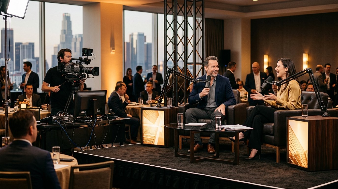 On-Site Podcast Recording for LA Corporate Events 2026